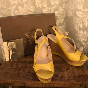 Yellow Franco Sarto Wedge